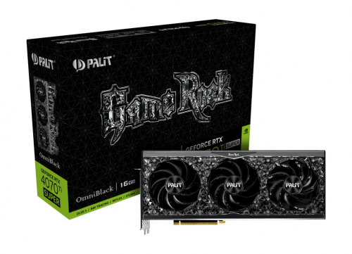 Palit Graphics card GeForce RTX 4070 Ti SUPER GAMER OCK OMNIBLACK 16GB 256b