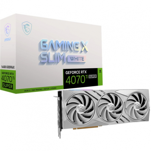 RTX 4070 Ti Super 16GB MSI Gaming X Slim White GDDR6X 3Fan