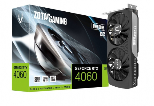 ZOTAC Graphics card GeForce RTX 4060 Twin Edge OC 8GB GDDR6 128bit 3DP