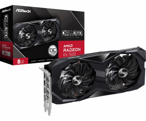 ASRock Graphics card Radeon RX 7600 Challenger 8G OC GDDR6 128bit