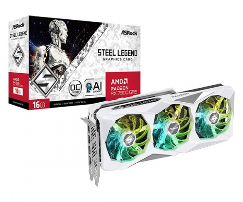 ASRock Graphics card Radeon RX 7900 GRE STEEL LEGEND 16GB OC GDDR6 256bit