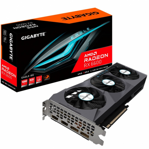 Gigabyte Graphics card Radeon RX 6600 EAGLE 8GB GDDR6 128bit 2DP/2HDMI