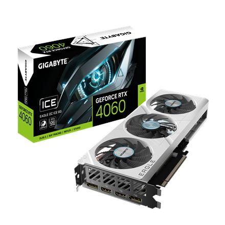 Gigabyte GV-N4060EAGLEOC ICE-8GD | NVIDIA | 8 GB | GeForce RTX 4060 | GDDR6 | Memory clock speed 2505 MHz