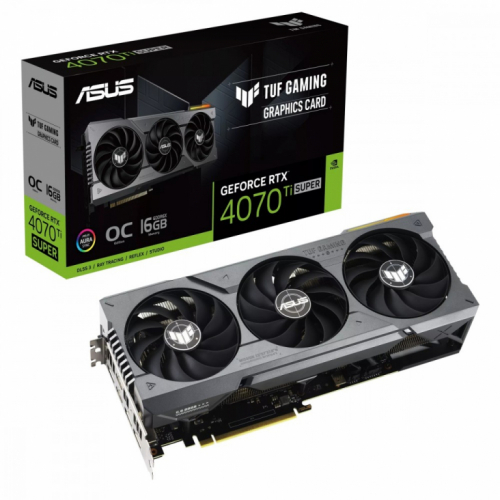 Asus Graphics card GeForce RTX 4070 TI SUPER 16G TUF GAMING OC GDDRX6 256bit