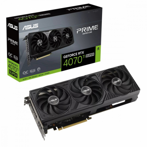 Asus Graphics card GeForce RTX 4070 Ti Super OC 16G Prime GDDR6X HDMI/3DP