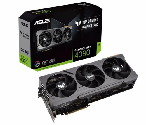 Graphics Card|ASUS|NVIDIA GeForce RTX 4090|24 GB|GDDR6X|384 bit|PCIE 4.0 16x|2xHDMI|3xDisplayPort|TUF-RTX4090-O24G-GAMING