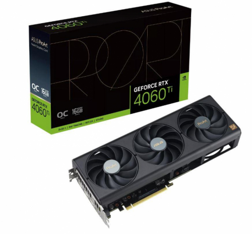 Graphics Card|ASUS|NVIDIA GeForce RTX 4060 Ti|16 GB|GDDR6|128 bit|PCIE 4.0 16x|1xHDMI|3xDisplayPort|PROART-RTX4060TI-O16G