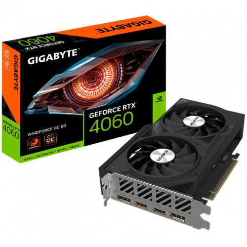 RTX 4060 8GB Gigabyte Windforce OC GDDR6