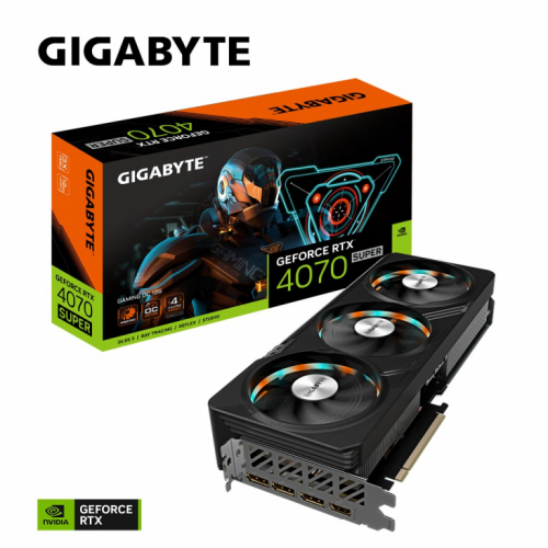 Gigabyte Graphics Card GeForce RTX 4070 SUPER GAMING OC 12G GDDR6X 192bit 3DP