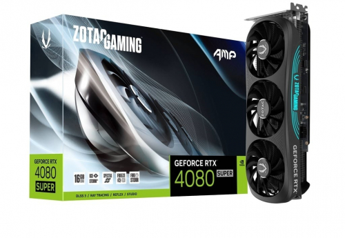 ZOTAC Graphics card GeForce RTX 4080 SUPER AMP 16GB GDDDRX6 3DP/HDMI 256bit