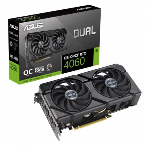 Asus Graphics card GeForce RTX 4060 EVO OC 8GB GDDR6 128bit 3DP