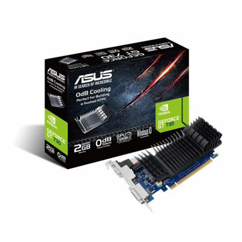 Asus Graphics card GeForce GT730 2GB DDR5 PCI 2.0 64BIT DVI-D/HDMI/HDCP