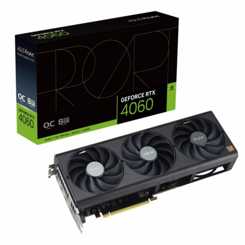 Asus Graphics card GeForce RTX 4060 PROART OC 8GB GDDR6 128bit 3DP/HDMI