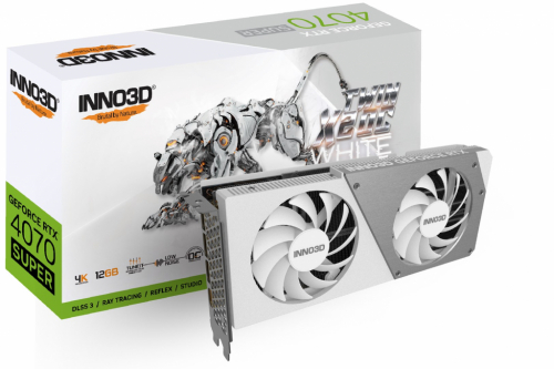 Inno3D GEFORCE RTX 4070 SUPER TWIN X2 OC NVIDIA 12 GB GDDR6X VGAIN3NVD0099