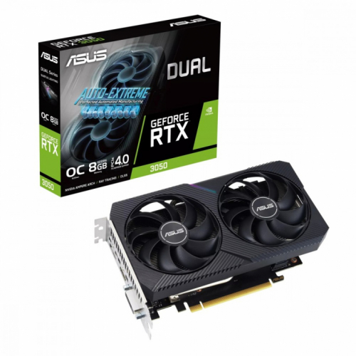 Asus Graphics card GeForce RTX 3050 DUAL OC V2 8GB GDDR6 128Bit DVI-D/HDMI/DP