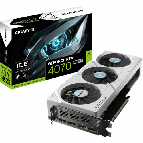 RTX 4070 Super 12GB Gigabyte Eagle OC ICE GDDR6X 3Fan