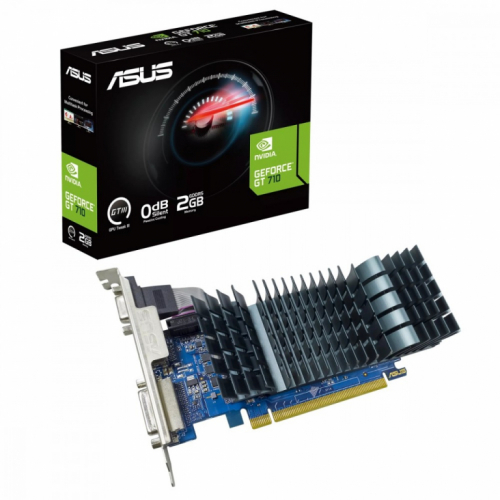 Asus Graphics card GeForce GT 710 2GB GDDR5 EVO 64 bit DVI-D/DSUB/HDMI