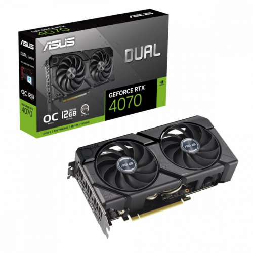 Asus Graphics card GeForce RTX 4070 EVO OC Edition 12G GDDR6 192bit 3DP/HDMI