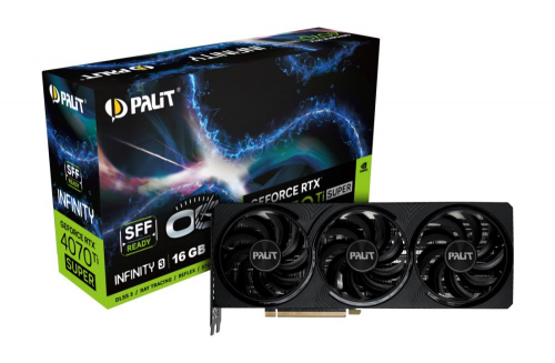 Graphics Card|PALIT|NVIDIA GeForce RTX 4070 Ti SUPER|16 GB|GDDR6X|256 bit|PCIE 4.0 16x|Triple slot Fansink|1xHDMI|3xDisplayPort|NED47TSS19T2-1043S