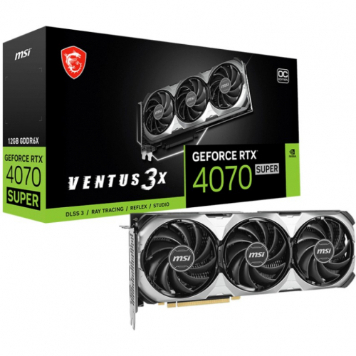 RTX 4070 Super 12GB MSI Ventus 3X GDDR6X 3 Fan