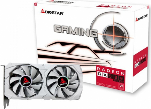 BIOSTAR Radeon RX 580 8GB White D5