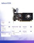 AFOX Graphics card Geforce GT210 1GB DDR2 64Bit DVI HDMI VGA LP Fan V7