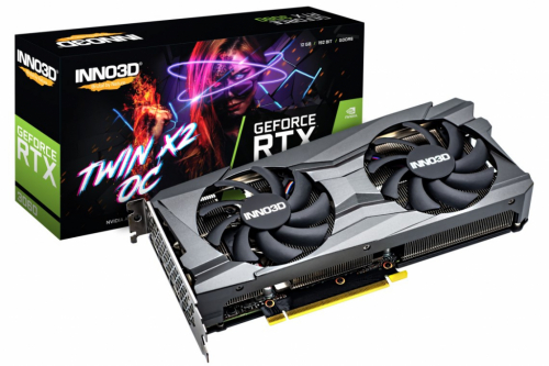 Inno3D GEFORCE RTX 3060 TWIN X2 OC NVIDIA 12 GB GDDR6 WLONONWCRABGB