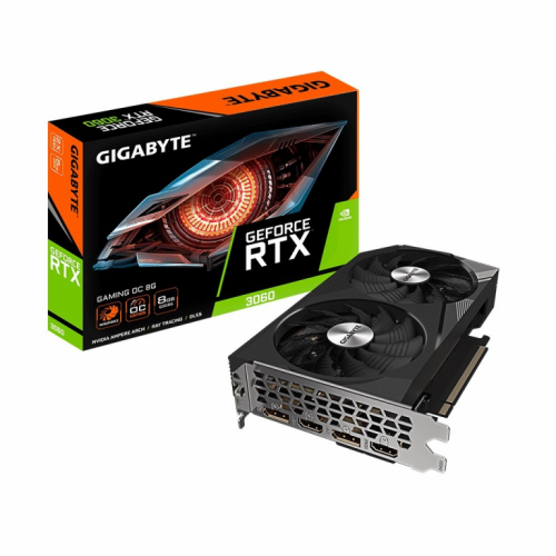 Gigabyte Graphics card GeForce RTX 3060 Gaming OC 8GB GDDR6 128bit 2DP/2HDMI