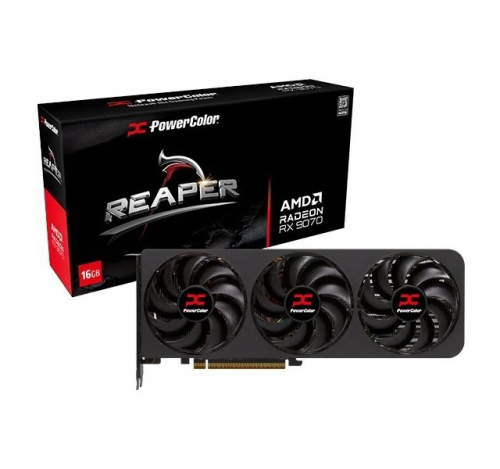 PowerColor Reaper AMD RX9070 16 GB GDDR6 graphics card