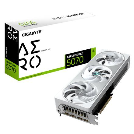 Gigabyte GeForce RTX 5070 AERO OC 12G | NVIDIA | 12 GB | GeForce RTX 5070 | HDMI ports quantity 1 | PCI-E 5.0