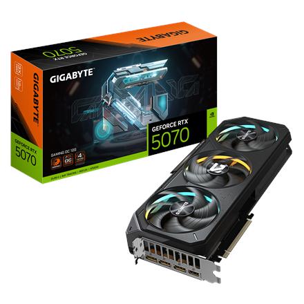 Gigabyte GeForce RTX 5070 GAMING OC 12G | NVIDIA | 12 GB | GeForce RTX 5070 | GDDR7 | HDMI ports quantity 1 | PCI-E 5.0