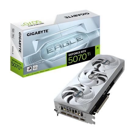 Gigabyte GeForce RTX 5070 Ti EAGLE OC ICE SFF 16G | NVIDIA | 16 GB | GeForce RTX 5070 Ti | GDDR7 | HDMI ports quantity 1 | PCI-E 5.0