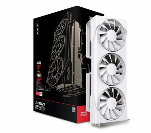 Graphics card. XFX Swift RX 9070 White 3-FAN GAM E 16G VGAXFXATI0169