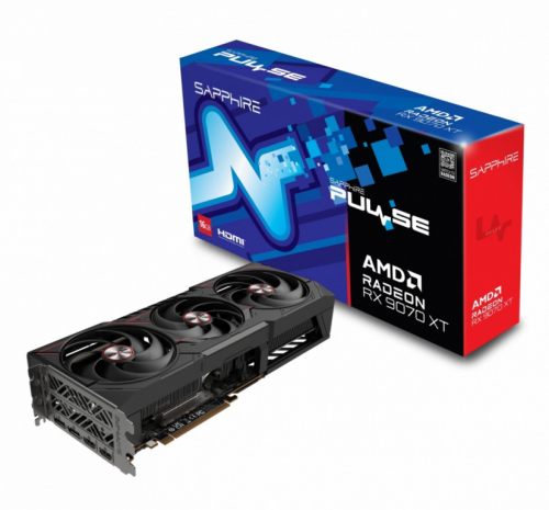 Sapphire Technology Graphics card Radeon RX 9070 XT PULSE 16GB GDDR6 256bit 2DP/2HDMI