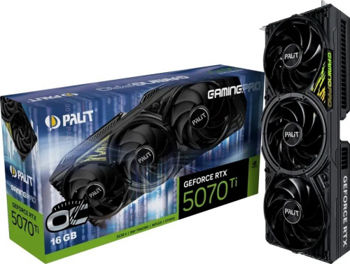 Palit Graphics card GeFroce RTX 5070 Ti GAMING PRO OC V1 16GB GDDR7 256bit 3DP/HDMI