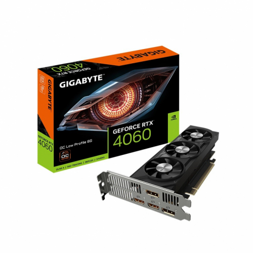 Gigabyte Graphics card GeForce RTX 4060 OC Low Profile 8G GDDR6 128bit 2HDMI/2DP