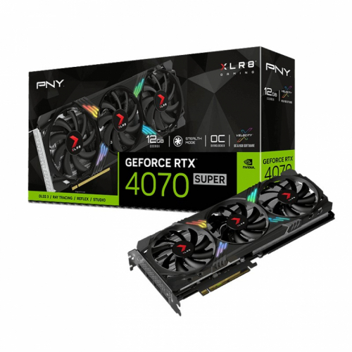 PNY Graphics card GeForce RTX 4070 SUPER 12GB XLR8 GAMING VERTO