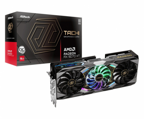 ASRock Graphics card Radeon RX 9070 XT Taichi 16GB