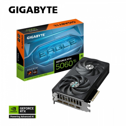 Gigabyte Graphics card GeForce RTX 5060 Ti EAGLE OC 16 G 128BIT GDDR7 HDMI/3DP