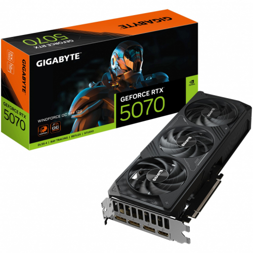 RTX 5070 12GB Gigabyte Windforce OC SFF GDDR7 3 Fan