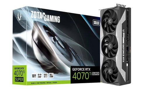 ZOTAC Graphics card GeFroce RTX 4070 Ti SUPER SOLID 16GB GDDR6X 256bit