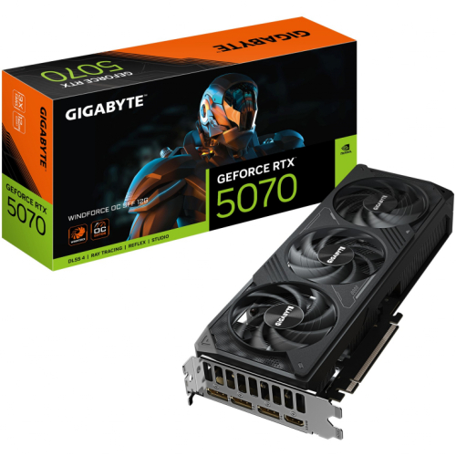 RTX 5070 12GB Gigabyte Windforce OC SFF GDDR7 3 Fan