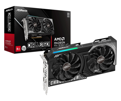 Graphics card. Asrock RX9060XT Challenger 8GB OC