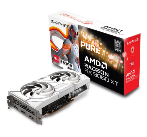 Graphics card. SAPPHIRE PURE RX 9060 XT GAMING OC 16GB