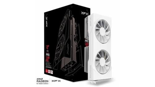Graphics card. XFX Swift RX 9060XT OC White 8GB