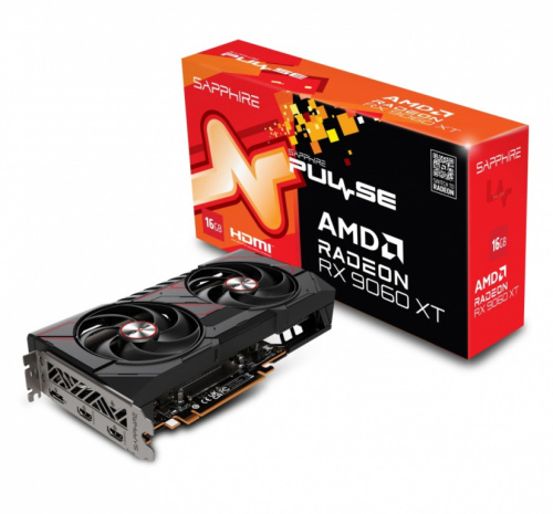 Sapphire Technology Graphics card Radeon RX 9060 XT PULSE 16GB GDDR6 128bit DP/2HDMI