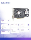 AFOX Graphic card Radeon RX 550 4GB GDDR5