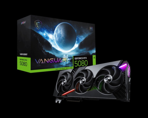MSI RTX 5080 16G VANGUARD SOC graphics card