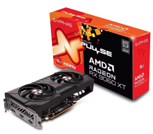 Graphics Card|SAPPHIRE|AMD Radeon RX 9060 XT|16 GB|GDDR6|128 bit|PCIE 5.0 16x|GPU 2700 MHz|Dual Slot Fansink|2xHDMI|1xDisplayPort|11350-03-20G