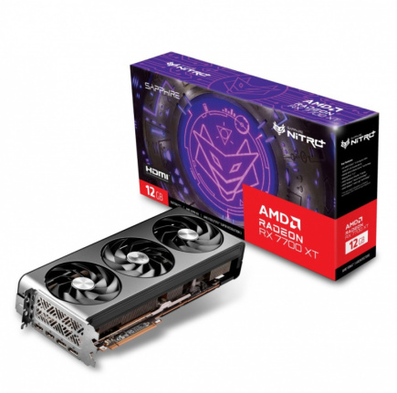 Sapphire Technology Graphics card Radeon RX 7700 XT NITRO+GAMING OC 12GB GDDR6 192bit 2DP